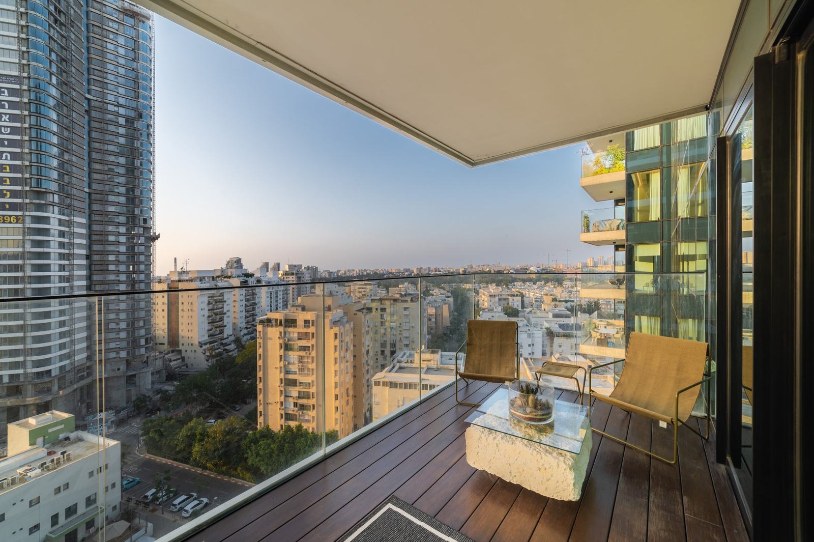 City apartment at golden hour, listing photography by Re-Capture