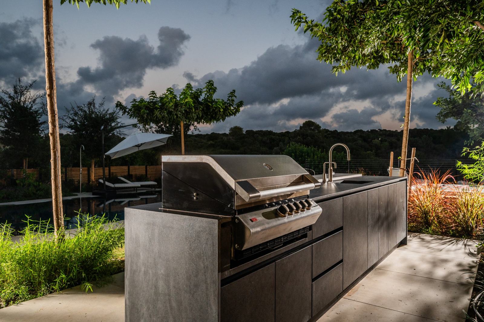 Outdoor kitchens and aerials, photographed by Re-Capture